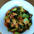 moniqro555's cooksnap of when they made 青梗菜のキムチ炒め.