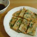 Nekozame's cooksnap of when they made 【おすすめのチヂミの生地♫♬】.