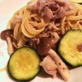 クック☆やーっ！'s cooksnap of when they made ズッキーニと豚肉のさっぱりパスタ.