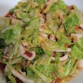 名月。's cooksnap of when they made ♪イカとキャベツのケチャップ炒め♪.