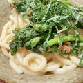 クックM6DK2O☆'s cooksnap of when they made サクッ旨っ！釜玉うどん　春菊の天ぷら.