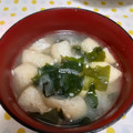 みれいく's cooksnap of when they made 玉ねぎとワカメと油揚げの味噌汁.