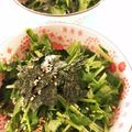 みなとのまんま's cooksnap of when they made もりもり食べれるパクチーと水菜のナムル❣.