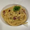 food4me's cooksnap of when they made 失敗のない*本格濃厚カルボナーラ.