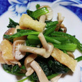 ムーミン☆ママ's cooksnap of when they made ほうれん草としめじと油揚げのおひたし♪.