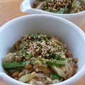 パジパジ's cooksnap of when they made 納豆とえのき茸とニラの炒めたの.