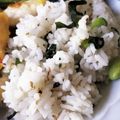 Nöööla♡'s cooksnap of when they made お弁当に最適★枝豆わかめご飯.