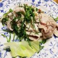 みんみーず's cooksnap of when they made サッパリ♪【豚とおかひじきの梅マヨ和え】.