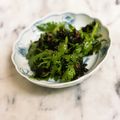 ナピト's cooksnap of when they made 春菊とワカメと竹輪のサラダ♪.