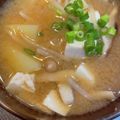 わたるんママ's cooksnap of when they made せん切りじゃがいものみそ汁.