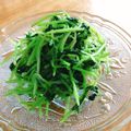 Emihann's cooksnap of when they made 豆苗のピリ辛からし和え.