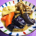 hiromi56's cooksnap of when they made ナスと厚揚げ・シメジの煮物♪.