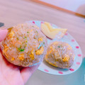 Rina☻'s cooksnap of when they made 青のりと炒り卵と明太子のおにぎり.