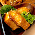 中村ベーカリー's cooksnap of when they made 豚ばら薄切り肉巻き！豆腐の焼肉のたれ焼き.
