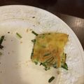 48ルンルン's cooksnap of when they made 節約つまみニラ＆ネギ青い部分チーズチヂミ.