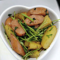 ミロ9607's cooksnap of when they made じゃがいもと豆苗の簡単炒め.