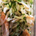 にゃんにょ's cooksnap of when they made もやしときゅうりとちくわの中華サラダ.