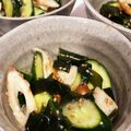 ピコマコ's cooksnap of when they made ✨キュウリ・ワカメ・ちくわの超簡単和え✨.