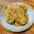 アビチャヌ's cooksnap of when they made 離乳食後期つかみ食べ　鮭とおとうふバーグ.