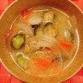 クックBTDVJQ☆'s cooksnap of when they made なすのみそ汁@倉敷市学校給食.