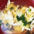 TAKE♡mam's cooksnap of when they made ニラとカニかまの中華風卵スープ.