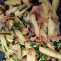 優駿蓮ママ's cooksnap of when they made にらとベーコンとエリンギの中華炒め.