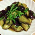 55才のおじさん's cooksnap of when they made 簡単◆レンジ蒸し茄子の香味ピリ辛和え◆.