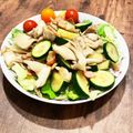 hitomi41's cooksnap of when they made 簡単☆舞茸とズッキーニのベーコン炒め.
