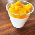 あまこの部屋's cooksnap of when they made とろ～りマンゴーのカップレアチーズケーキ.