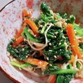 気まぐれ♡雨おんな's cooksnap of when they made えのきをプラス☆ほうれん草と人参のナムル.