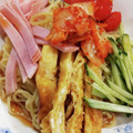 ☆熊八☆'s cooksnap of when they made さっぱりとキムチ冷やし中華.
