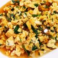 motoまま's cooksnap of when they made ニラ玉豆腐の和風あんかけ.