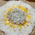 シルバニア's cooksnap of when they made かぶのカルパッチョ☆釜揚げしらすのせ.