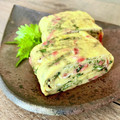 ばぢこ's cooksnap of when they made 大葉と紅生姜の卵焼き！.