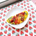 あやちん０８１６'s cooksnap of when they made 材料４つ！簡単なほうれん草オムレツ.