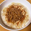 oyuking's cooksnap of when they made 毎日の納豆●きな粉＆メイプルシロップ.