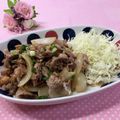 toraちゃん♪'s cooksnap of when they made ✤豚肉とたっぷり玉ねぎのしょうが風味煮✤.
