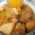 おぅちゃ's cooksnap of when they made ほんわかジューシー♪鶏＆大根のこってり煮.