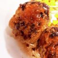 ぷにぷに～mama's cooksnap of when they made おろしハンバーグ.
