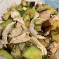 らくらくお料理's cooksnap of when they made 簡単！鶏ハムと夏野菜の中華風胡麻ドレ和え.