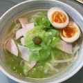しげその's cooksnap of when they made 簡単！春キャベツと豚バラの塩うどん.