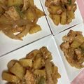 猫のミイヤ's cooksnap of when they made 玉ねぎ☆じゃがいも☆鶏胸肉の醤油マヨ炒め.