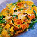 ❤️かわだん❤️'s cooksnap of when they made 疲労回復　豚とニラの中華風卵焼き.