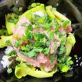 あたむ❤189's cooksnap of when they made 築地風☆アボガドネギトロ丼.