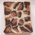 seymour8's cooksnap of when they made 切って感動の【ヒョウ柄パン】.