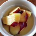 もこりこ's cooksnap of when they made ♡さつまいものはちみつレモン煮.