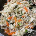 クック8W1QGA☆'s cooksnap of when they made シラスと納豆と小松菜のチャーハン.