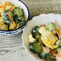 さくらん餅's cooksnap of when they made 胡瓜と卵のたらこマヨサラダ.