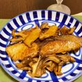 momijido's cooksnap of when they made ブリとしめじのバルサミコ照り焼き.