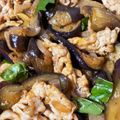 眠たいねずみ's cooksnap of when they made 豚肉と茄子のケチャップ炒め.